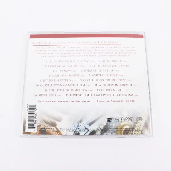 Brentwood Records Holy Night Christmas Instrumental CD Piano Sax Full Orchestra