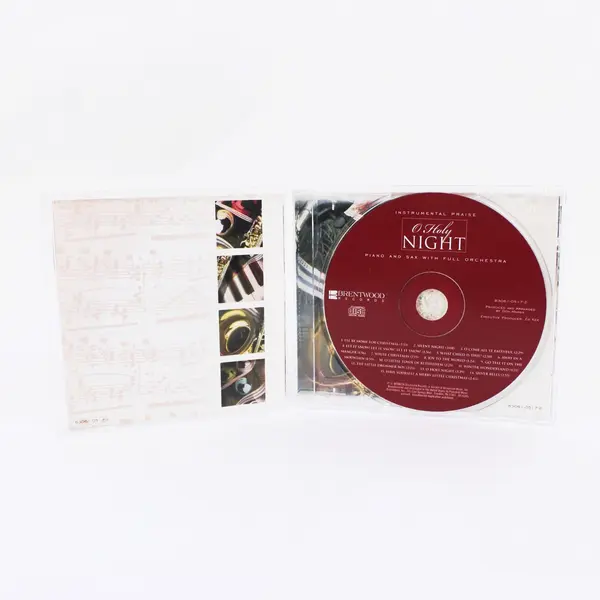 Brentwood Records Holy Night Christmas Instrumental CD Piano Sax Full Orchestra