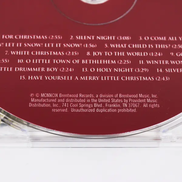 Brentwood Records Holy Night Christmas Instrumental CD Piano Sax Full Orchestra