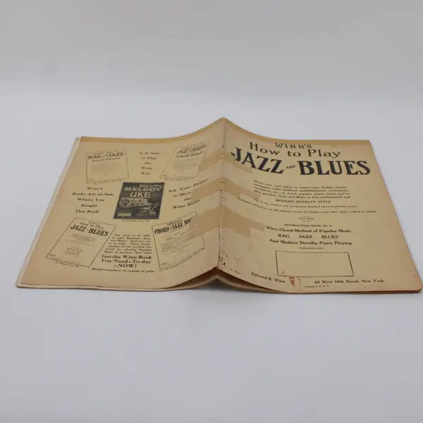 Winn's How to Play Jazz & Blues Piano Instruction Book No. 3 301