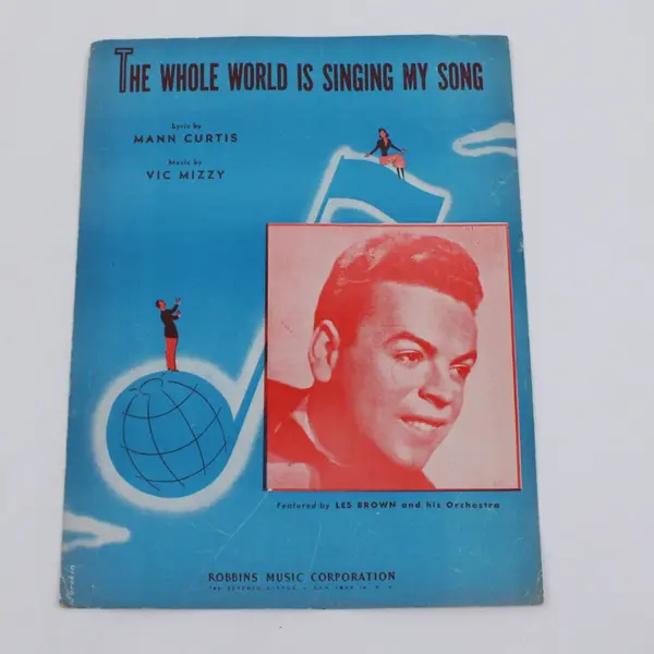 The Whole World Is Singing My Song Sheet Music Les Brown His Orchestra