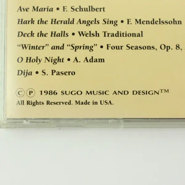 Stevan Pasero Christmas Classics for Guitar CD Sugo Music SR8602