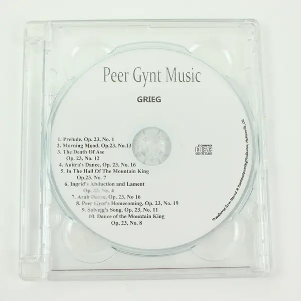 GRIEG Peer Gynt Music CD Pre-Owned