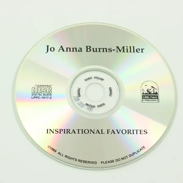 Inspirational Favorites Jo Anna Burns-Miller CD 1999 Little Pond