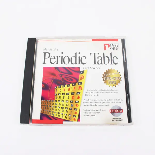 Pro One Multimedia Periodic Table of the Elements CD-ROM Interactive