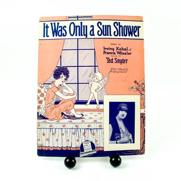 It Was Only a Sun Shower Sheet Music Ted Snyder Kahal Wheeler