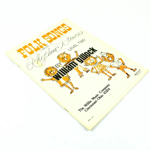 Folk Songs Level Two Piano Sheet Music William Gillock Willis 9823
