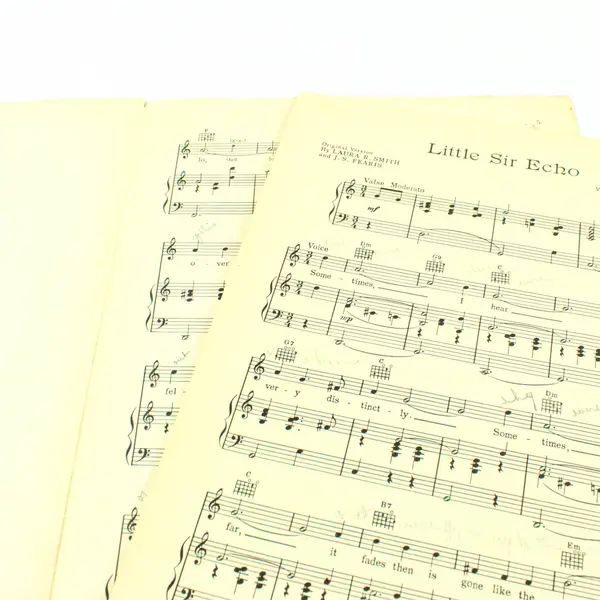 Little Sir Echo Piano Vocal Sheet Music Belwin Vocco Conn Songbook