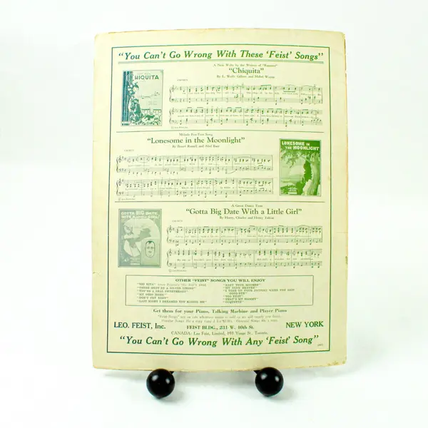 1928 Vintage Sheet Music Jeannine I Dream of Lilac Time Ukulele Waltz