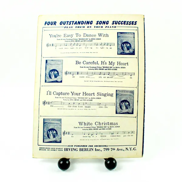 I Threw a Kiss in the Ocean 1942 Sheet Music Kate Smith Irving Berlin