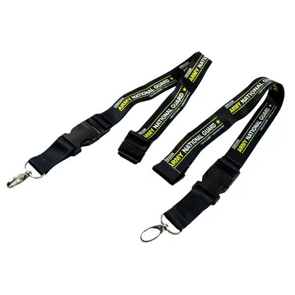 Lot of 2 Oregon Army National Guard Nylon Lanyards