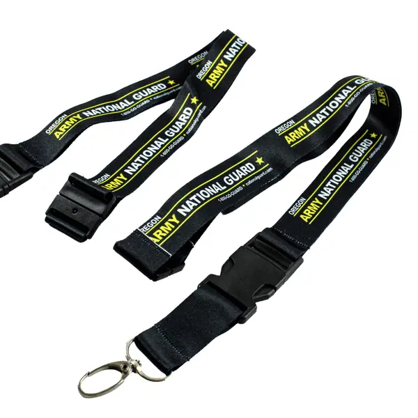 Lot of 2 Oregon Army National Guard Nylon Lanyards