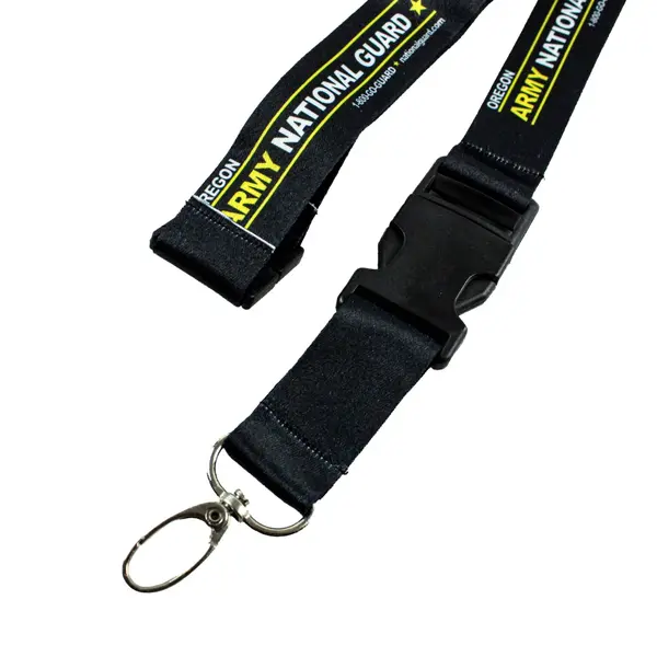 Lot of 2 Oregon Army National Guard Nylon Lanyards