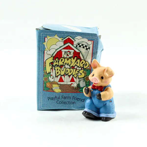 Farmyard Buddies Earl Square Dancin' Pig Figurine Midwest Cannon Falls