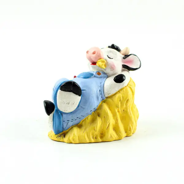 Clover Hittin' the Hay Farmyard Buddies Figurine Midwest of Cannon Falls Box