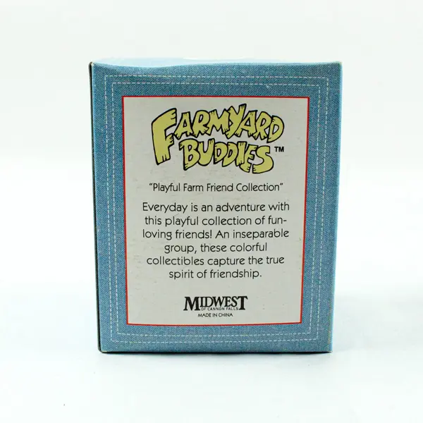 Clover Hittin' the Hay Farmyard Buddies Figurine Midwest of Cannon Falls Box
