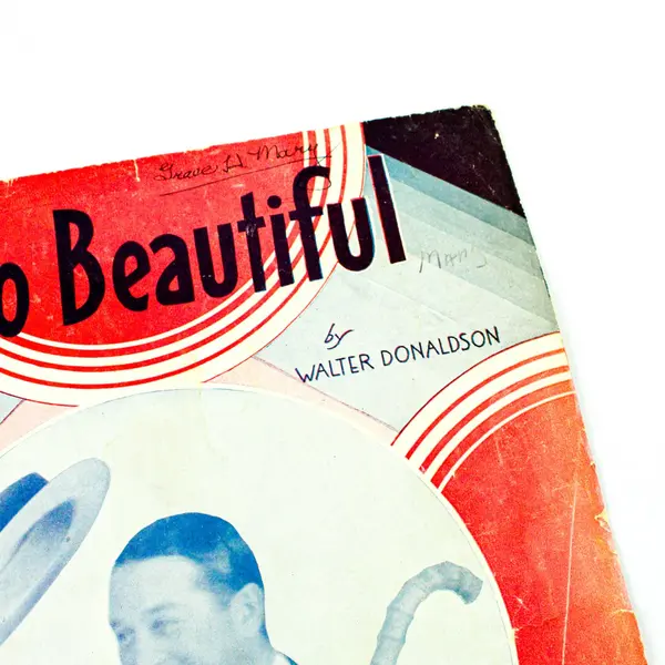 Maurice Chevalier Hello Beautiful Walter Donaldson Vintage Sheet Music