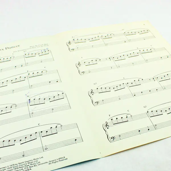 Frank Mills Music Box Dancer Easy Piano Solo Sheet Music