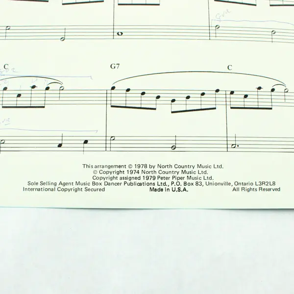 Frank Mills Music Box Dancer Easy Piano Solo Sheet Music