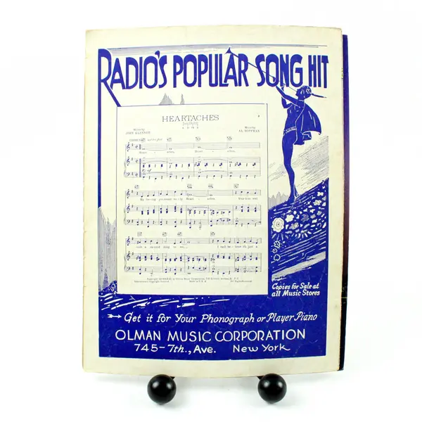 1931 Whistling in the Dark Sheet Music Carmen & Guy Lombardo Cover