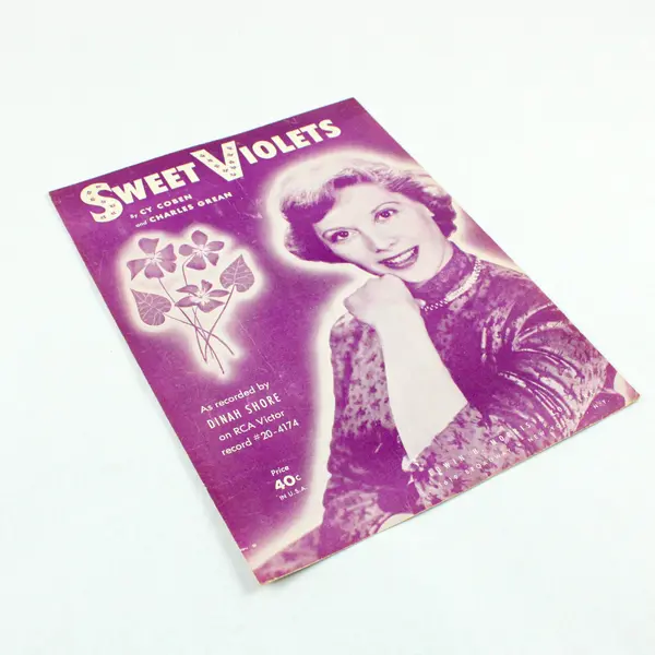 Sweet Violets Sheet Music Dinah Shore RCA Victor 1951 Songbook