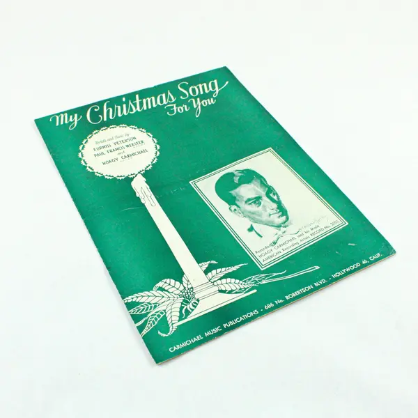 My Christmas Song For You Hoagy Carmichael Piano Vocal Sheet Music