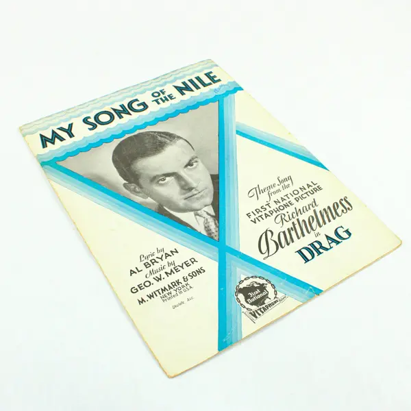 1929 My Song of the Nile Sheet Music Richard Barthelmess Drag