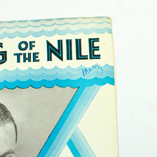 1929 My Song of the Nile Sheet Music Richard Barthelmess Drag