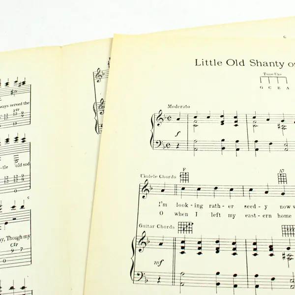1935 Little Old Shanty on the Claim Sheet Music Ken Houchins Yodeling