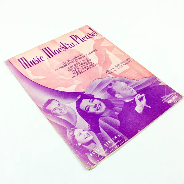 Music, Maestro, Please! Irving Berlin Vintage Sheet Music