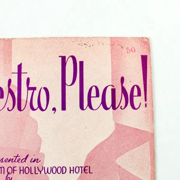 Music, Maestro, Please! Irving Berlin Vintage Sheet Music
