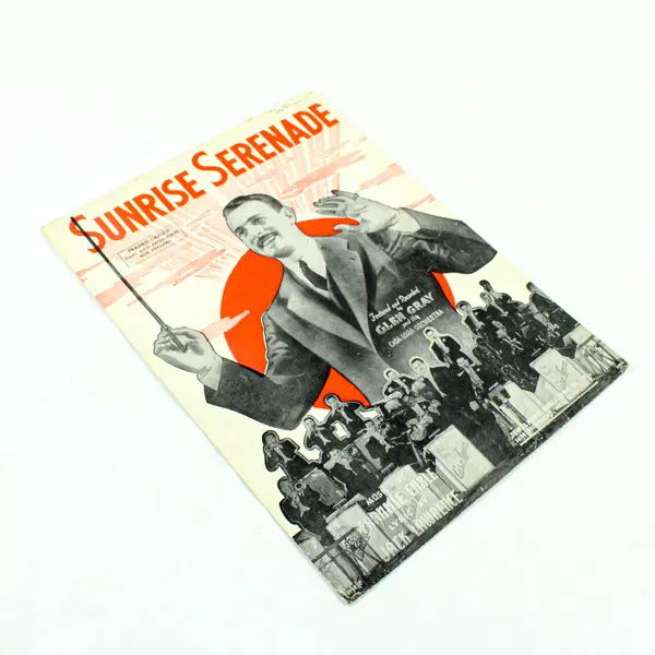 1939 Sunrise Serenade Sheet Music Glen Gray Orchestra Cover