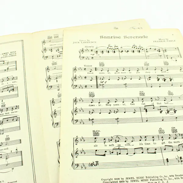 1939 Sunrise Serenade Sheet Music Glen Gray Orchestra Cover