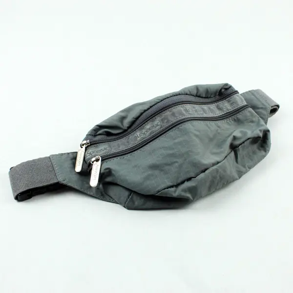 LeSportsac Nylon Waist Bag Fanny Pack Belt Bag Grey