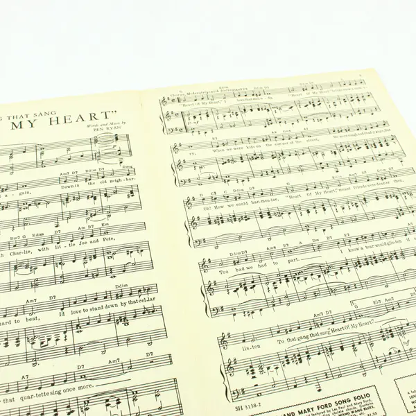 1946 The Gang That Sang Heart of My Heart Sheet Music Four Aces Ben Ryan