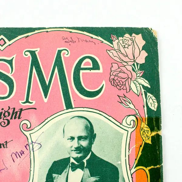 Kiss Me and Then Say Goodnight Vintage Sheet Music Gene Johnston Herb Wiedoft