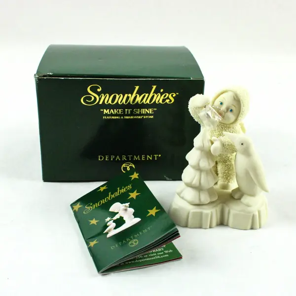 Department 56 Snowbabies Make It Shine Figurine 56.05732 2000