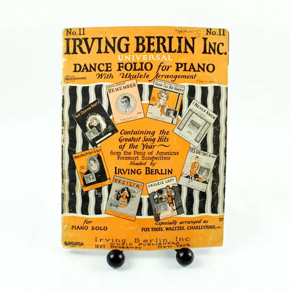 1925 Irving Berlin Universal Dance Folio No 11 Piano Ukulele 31 Songs