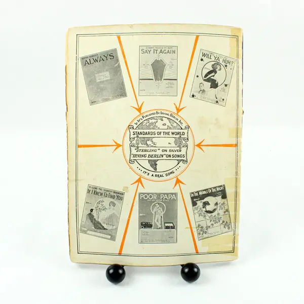 1925 Irving Berlin Universal Dance Folio No 11 Piano Ukulele 31 Songs