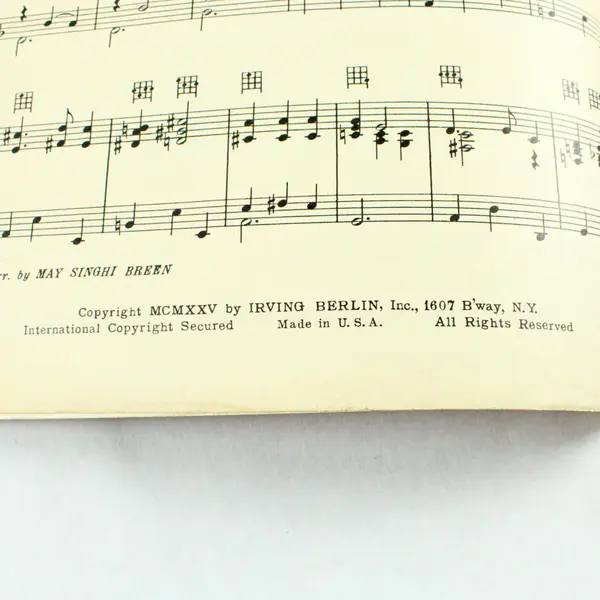 1925 Irving Berlin Universal Dance Folio No 11 Piano Ukulele 31 Songs