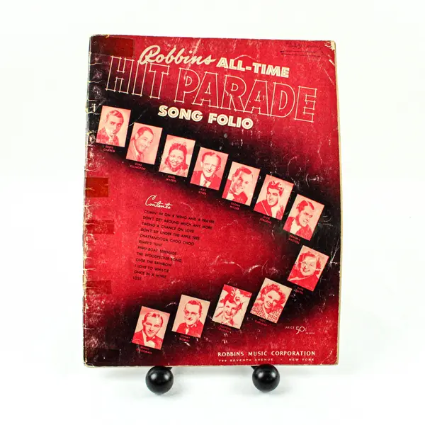 All-Time Hit Parade Song Folio Robbins Music Corp Sheet Music