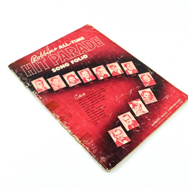All-Time Hit Parade Song Folio Robbins Music Corp Sheet Music