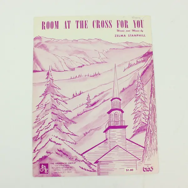 Zelma Stanphill Room at the Cross for You Piano Vocal Sheet Music 1946