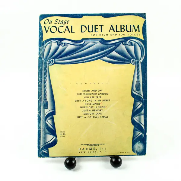 1947 On Stage Vocal Duet Album High Low Voices Sheet Music Harms Book