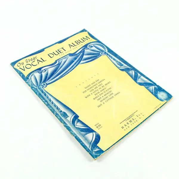 1947 On Stage Vocal Duet Album High Low Voices Sheet Music Harms Book