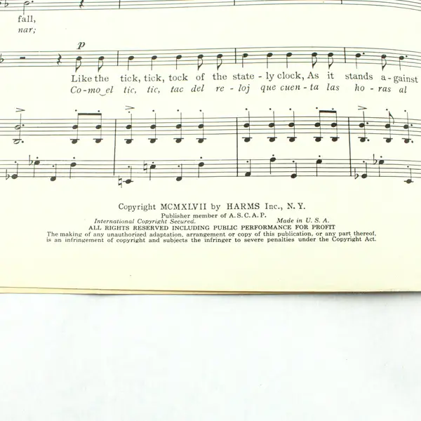 1947 On Stage Vocal Duet Album High Low Voices Sheet Music Harms Book