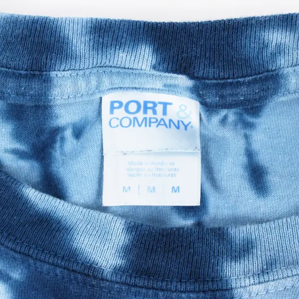 Port & Company Valley Catholic Middle School Blue Tie-Dye T-Shirt Adult M
