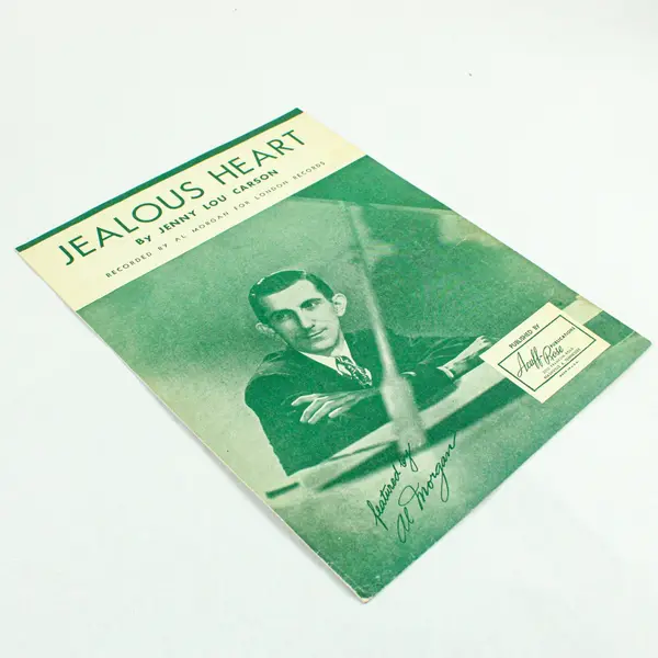 Jealous Heart Sheet Music Jenny Lou Carson Al Morgan Piano Vocal Acuff-Rose