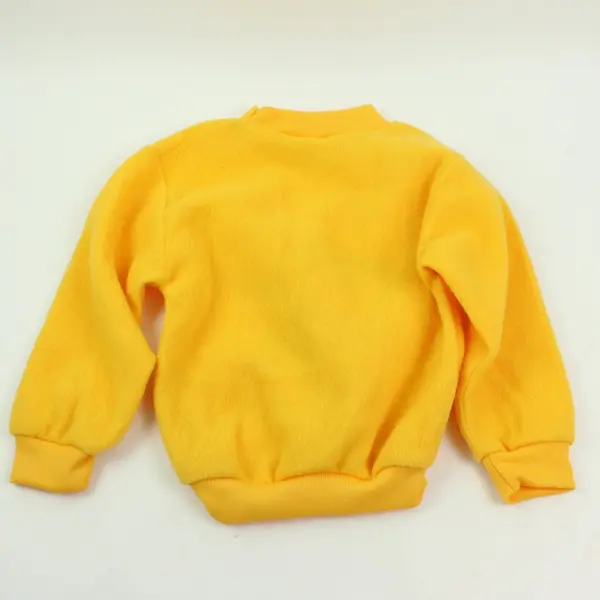 Miss Lana Punk Princess Girls Yellow Fleece Sweatshirt 3T