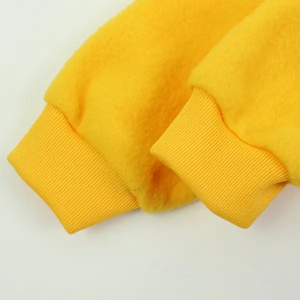 Miss Lana Punk Princess Girls Yellow Fleece Sweatshirt 3T
